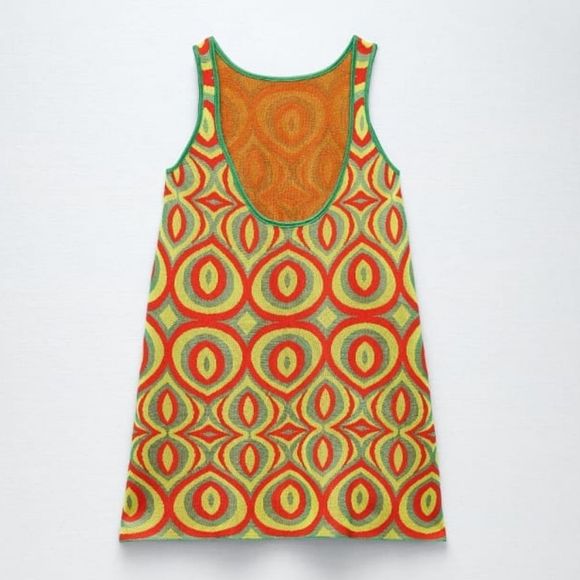 Zara | Dresses | Nwt Zara Jacquard Knit 